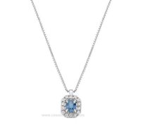 Pendant Donna Oro Woman Luce in White Gold Zaffiro LPZ11357.007